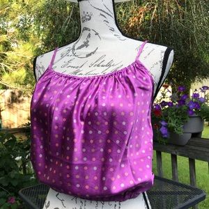 Victoria's Secret Purple Polka Dot Camisole